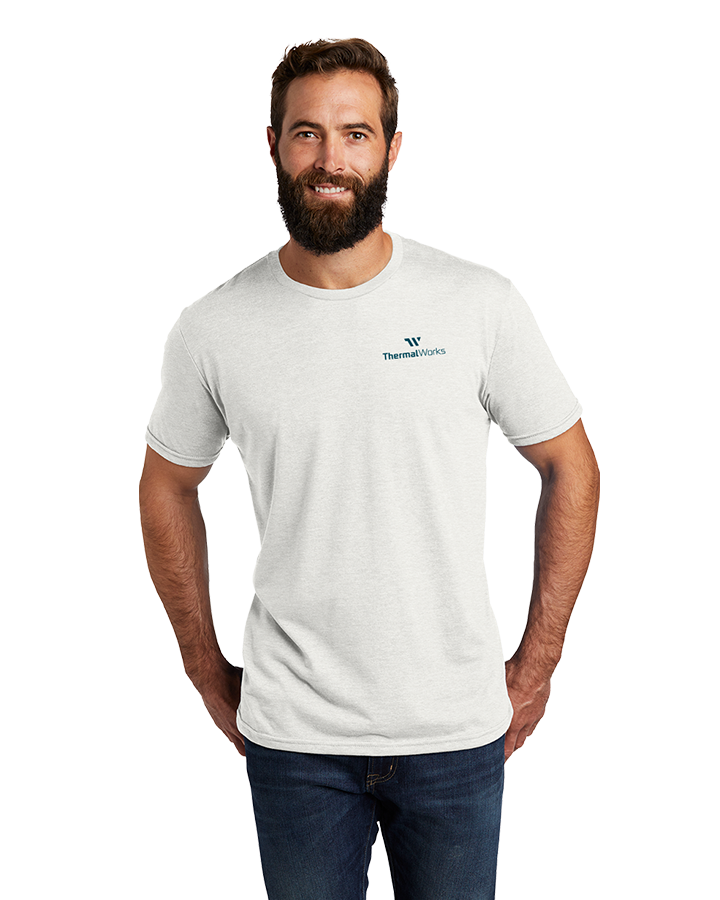 Allmade Unisex Tri-Blend Tee - White