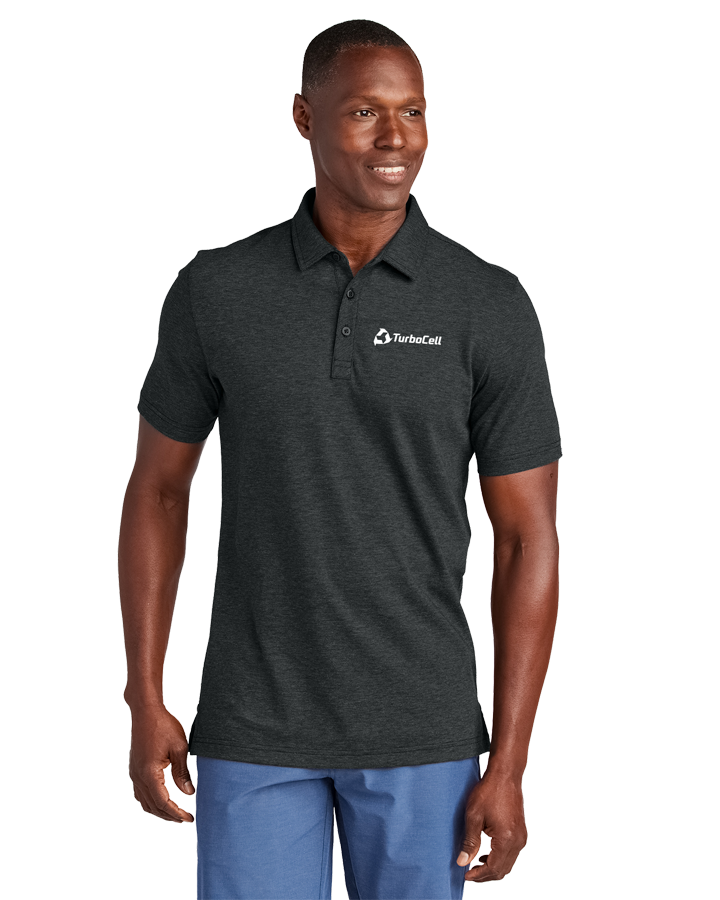TurboCell TravisMathew Sunnyvale Polo - Black Heather
