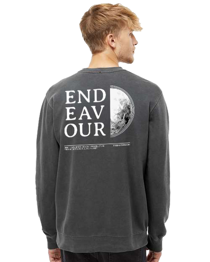 Midweight Pigment Dyed Crew-Pigment Black