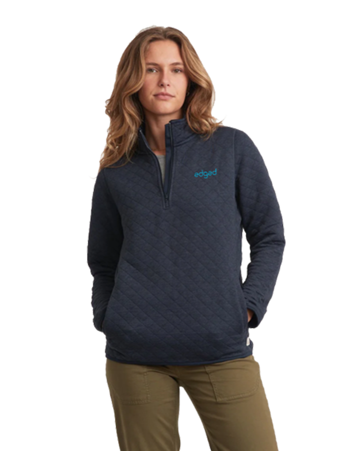 Corbet Women’s Quarter Zip Pullover – Navy