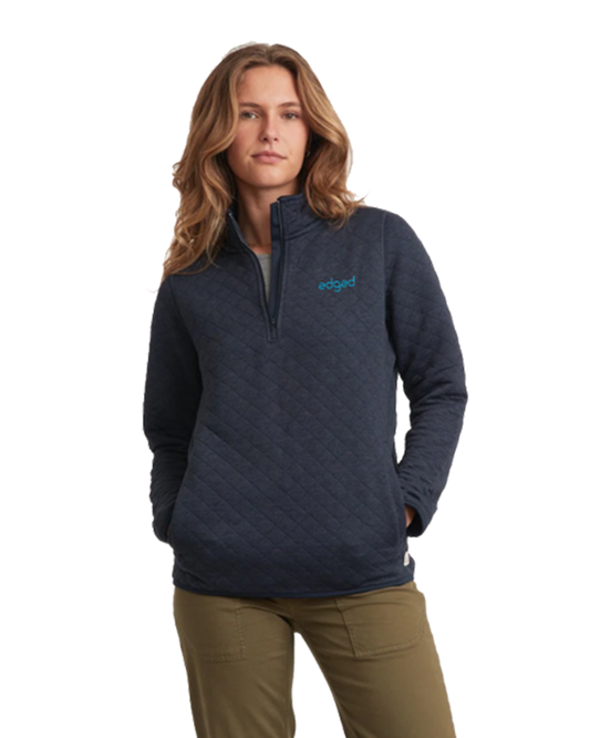 Corbet Women’s Quarter Zip Pullover – Navy