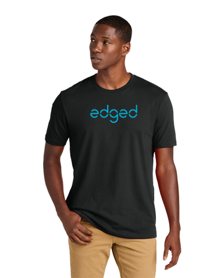 District Re-Tee Unisex Edged T-Shirt – Black