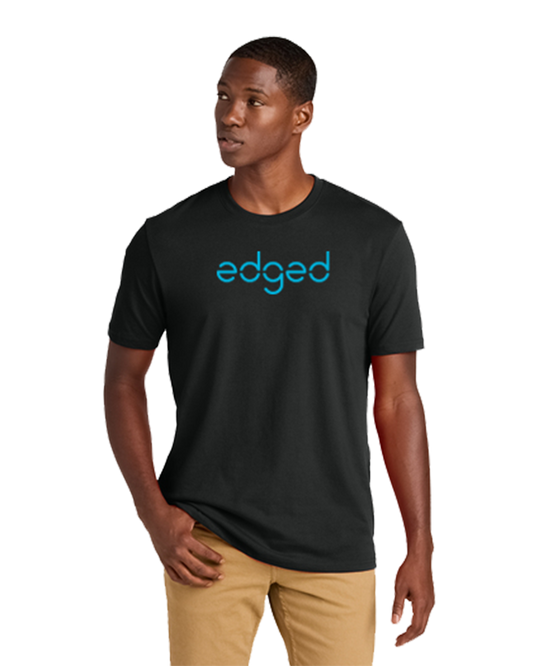 District Re-Tee Unisex Edged T-Shirt – Black