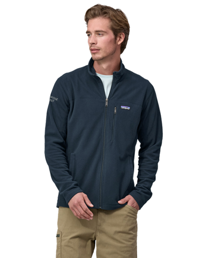 Edged Patagonia Unisex Micro D Fleece Jacket in Navy