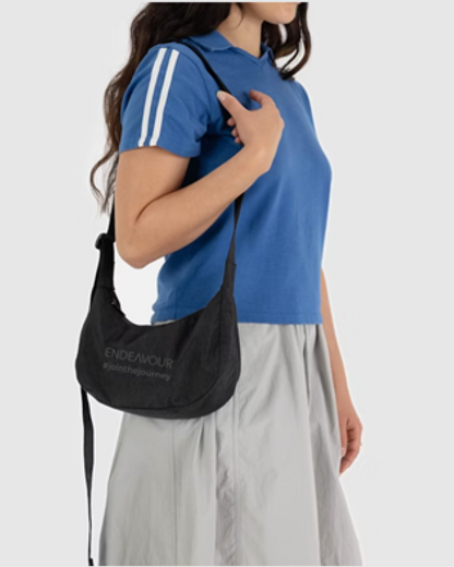 Baggu Small Nylon #JoinTheJourney Crescent Bag