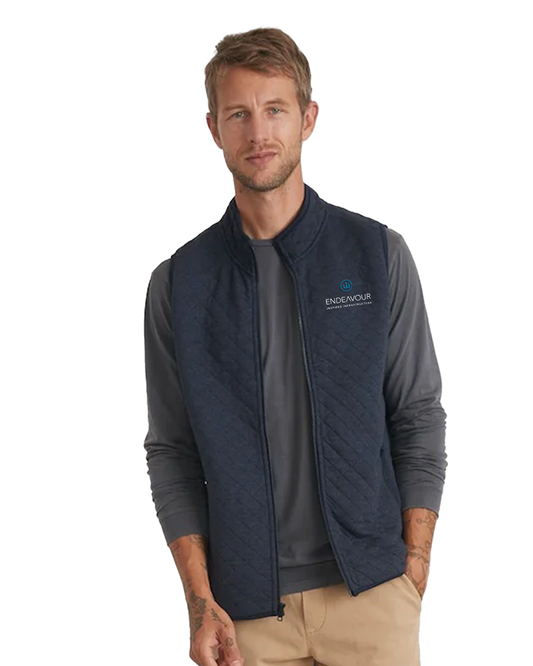 Corbet Men’s Full Zip Vest – Navy