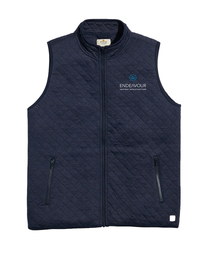 Corbet Men’s Full Zip Vest – Navy