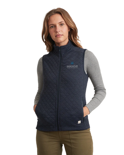 Corbet Women’s Full Zip Vest – Navy