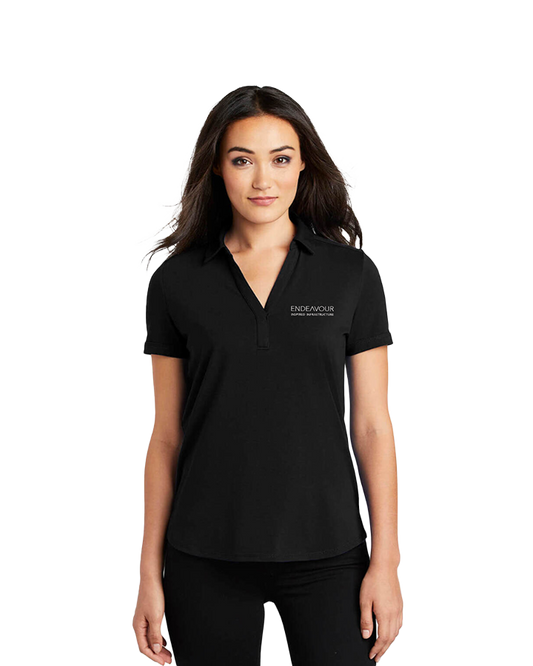 OGIO Endeavour Women's Blacktop Limit Polo – Black