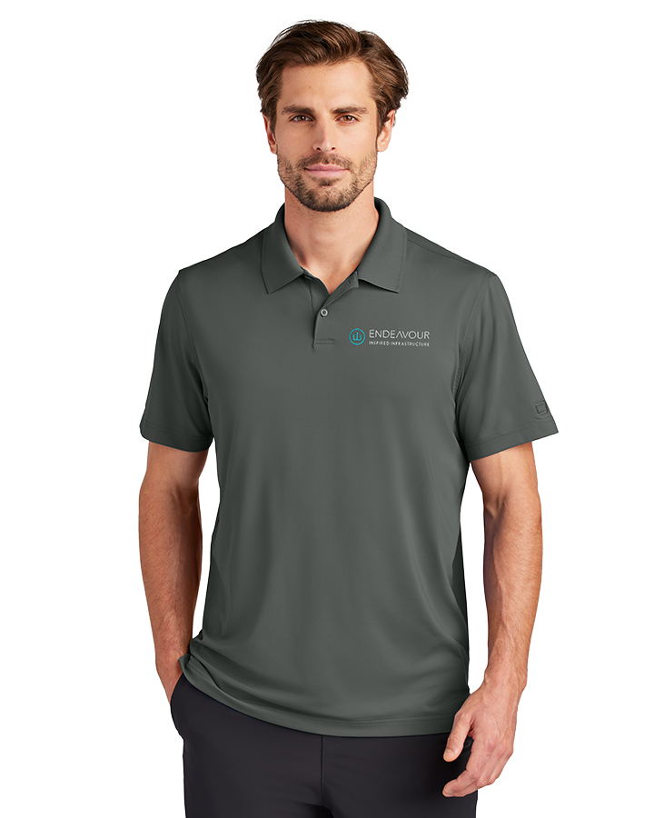 OGIO Men's Regain Polo-Tarmac Gray