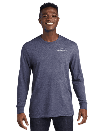 Allmade Long Sleeve Recycled Tee-Navy Heather