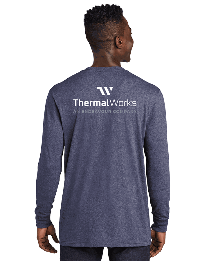 Allmade Long Sleeve Recycled Tee-Navy Heather