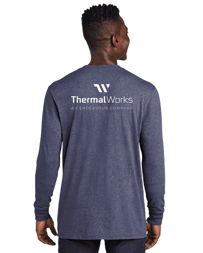 Allmade Long Sleeve Recycled Tee-Navy Heather