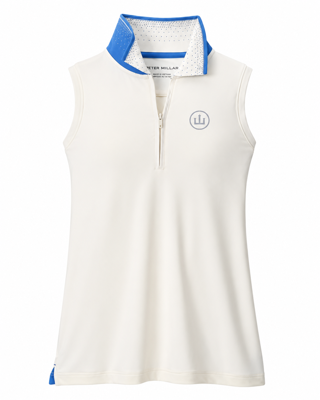Peter Millar Chrissie Sleeveless Zip Polo