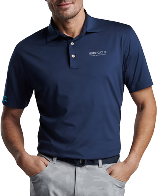 Peter Millar Men’s Solid Performance Polo – Navy