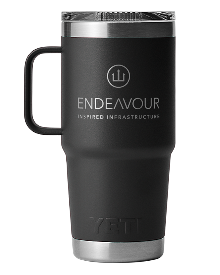 YETI Rambler 20 oz Travel Mug – Black