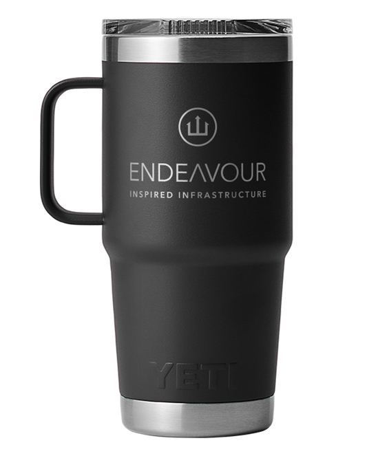 YETI Rambler 20 oz Travel Mug – Black