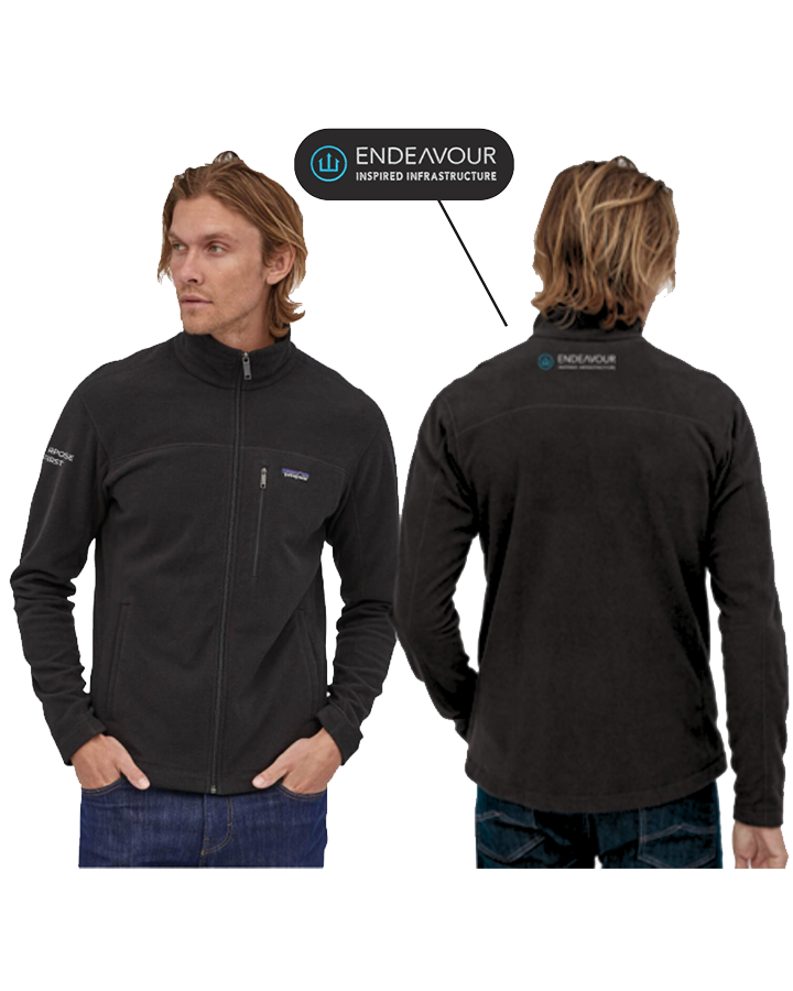Endeavour Patagonia Unisex Micro D Fleece in Black