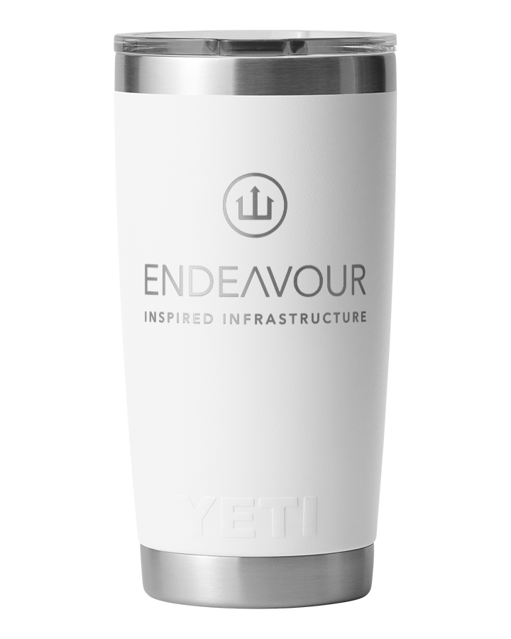 YETI Rambler 20 oz Tumbler – White – Endeavour Store